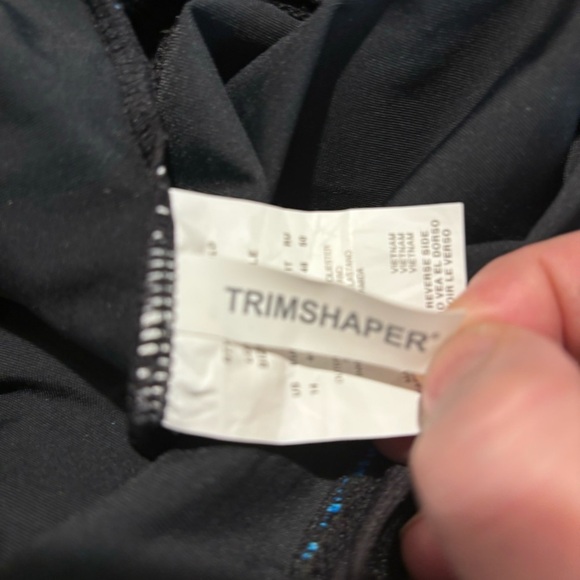 TRIMSHAPER Sz 14 By Miraclesuit One Piece Bathing Suit Double Straps New W/ Tag - Picture 13 of 16